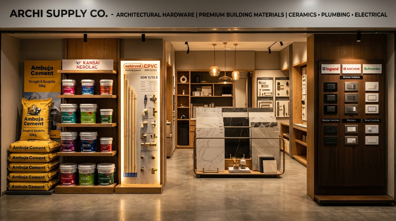 Quality Tiles, Ambuja Cement and Building Materials